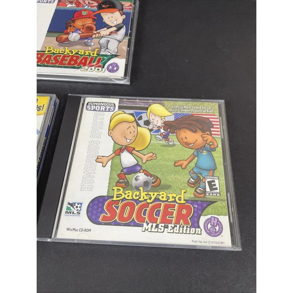 Lot of 3 Backyard Sports PC Games Baseball Basketball Soccer